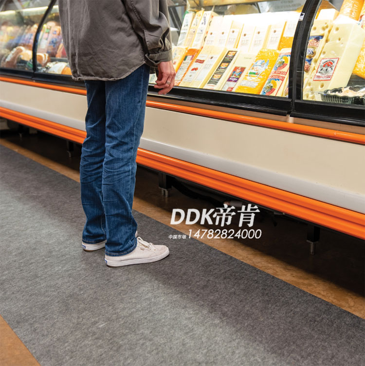 超市冷鮮區(qū)防滑地毯，冷鮮區(qū)地磚防滑墊