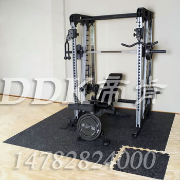 【健身器械下的地墊】健身房自由器械區(qū)減增地膠是什么材質樣板圖片,帝肯(DDK)_S3020_P500（Niki|耐柯）效果圖，自由力量區(qū)地膠